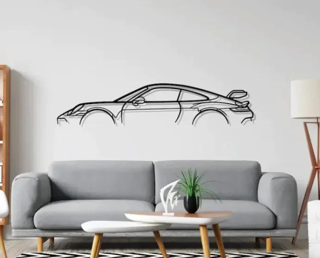 Figura de Porsche para decorar